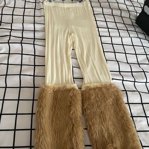 fur pants
